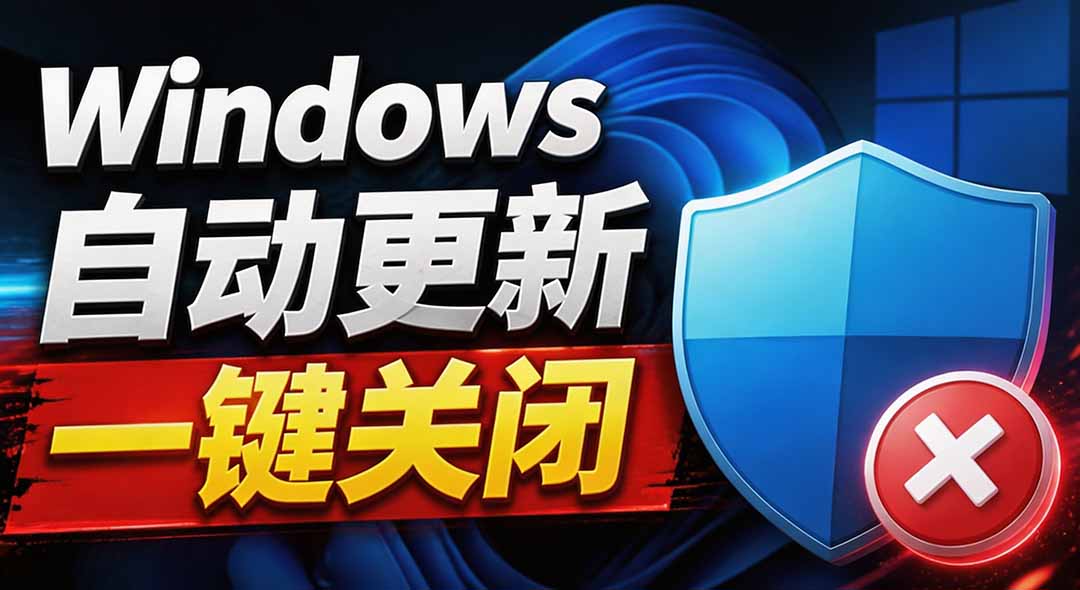 （20349期）Windows7/10/11系统禁止更新工具来了！仅400KB，一键禁止系统更新和恢复更新，小巧好用-子比支付